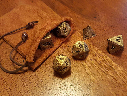 black and yellow dnd dice